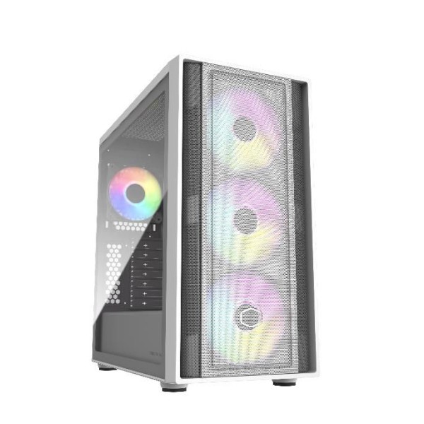 COOLERMASTER MasterBox 600 - Mid tower - E-ATX - Seitenteil mit Fenster MB600-WGNN-S00
