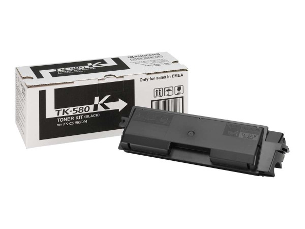 KYOCERA TK 580K Schwarz Tonerpatrone 1T02KT0NL0