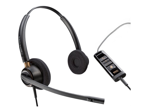 HP Poly EncorePro 525 USB-A Stereo Headset 783R3AA