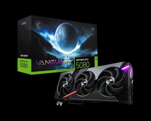 MSI MSI VGA NVIDIA GeForce RTX 5080 VANGUARD SOC 16GB
