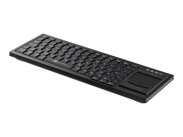 GETT Cleantype Xtra Touch Tastatur mit Touchpad USB Farbe schwarz Layout DE KL30201