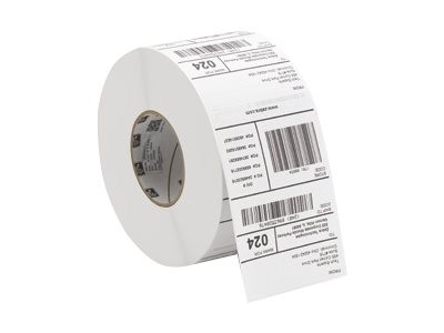 ZEBRA ZEBRA LABEL, PAPER, 54X35MM_ DIRECT THERMAL, Z-SELECT 2000D, COATED, PERMANENT ADHESIVE, 76MM CORE,
