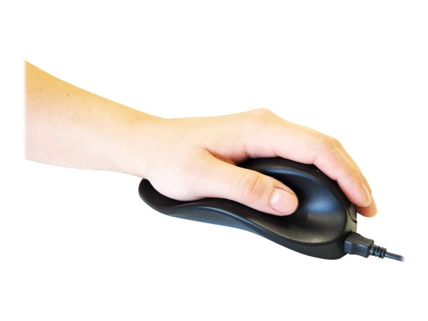 BAKKERELKHUIZEN Hippus small - Maus - Für Linkshänder - 2 Tasten - verkabel BNEP170L