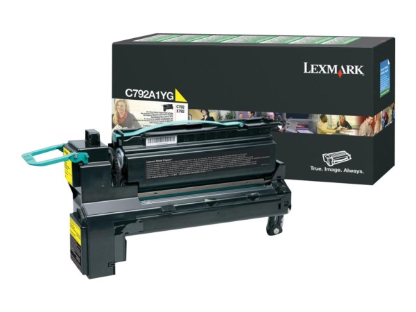 LEXMARK Gelb Tonerpatrone LCCP, LRP C792A1YG