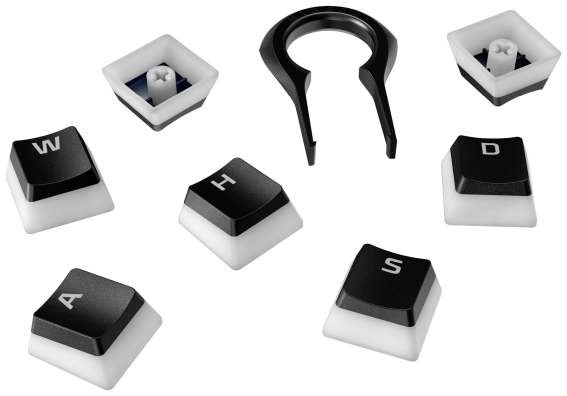 KINGSTON HyperX Pudding Keycaps Tastenkappen Schwarz 4P5P4AD#ABD