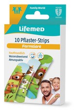 Lifemed Kinder-Pflaster-Strips "Farmtiere", 10er