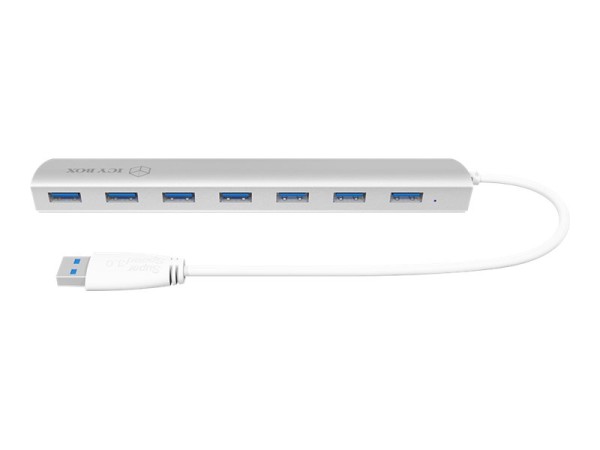 RAIDSONIC Hub 7-Port IcyBox USB 3.0 IB-AC6701 (si) IB-AC6701