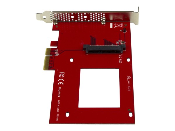 STARTECH.COM U.2 auf PCIe Adapter für 6,35cm 2,5Zoll U.2 NVMe SSD - SFF 863 PEX4SFF8639