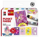 Marabu KiDS Punktfarbe Dot Pen Set "Einhorn", 4 x 25 ml