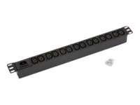 Triton - 19" Steckdosenleiste, 14-fach IECO C13, IEC C14 Dose RAB-PD-X10-A1