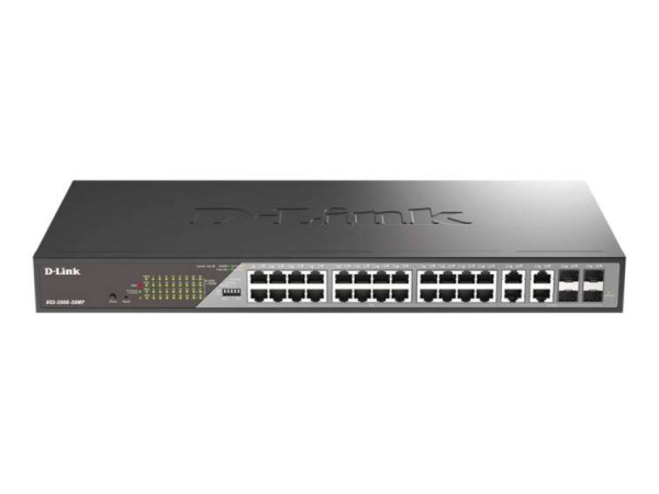 D-LINK DLINK DSS-200G-28MP/E 28-Port Desktop Gigabit PoE DSS-200G-28MP/E