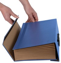 Fellowes Fächertasche Handifile, 19 Fächer, blau