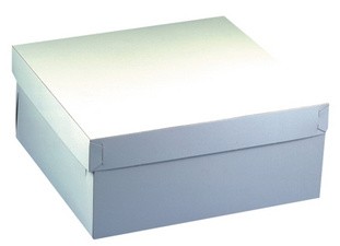 PAPSTAR Torten-Karton mit Deckel, Maße: 300 x 300 x 100 mm