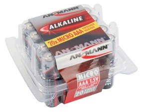 ANSMANN Alkaline Batterie "RED",Micro AAA, 20er Blister