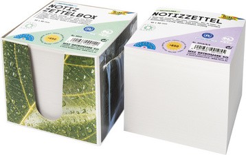 folia Zettelbox "Recycling", 95 x 95 x 90 mm