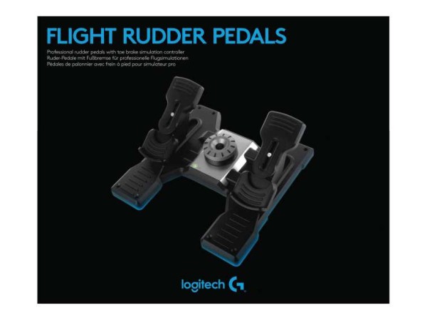 LOGITECH G Saitek PRO Flight Rudder Pedals - USB - WW 945-000005
