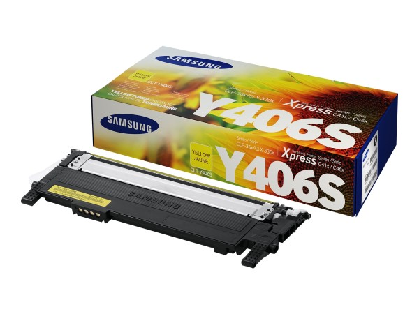 SAMSUNG CLT Y406S Gelb Tonerpatrone (SU462A) SU462A