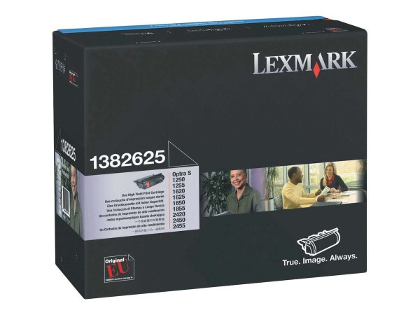 LEXMARK Schwarz Tonerpatrone 1382625
