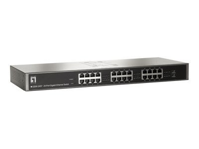 LEVEL ONE LevelOne - GSW-2457 24-Port 19" Unmanaged Gbit Ethernet Switch GSW-2457