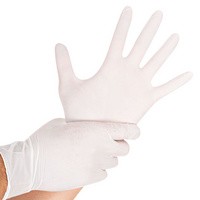 HYGONORM Nitril-Handschuh "SAFE LIGHT", S, weiß, puderfrei