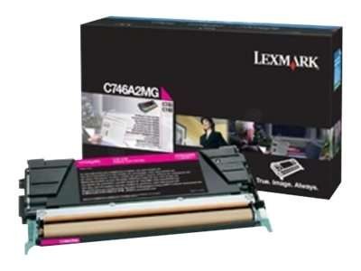 LEXMARK Magenta Tonerpatrone Lexmark Corporate C746A3MG