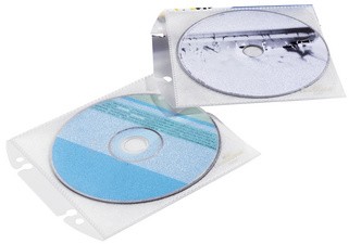 DURABLE CD-/DVD-Hülle COVER EASY, PP, transparent
