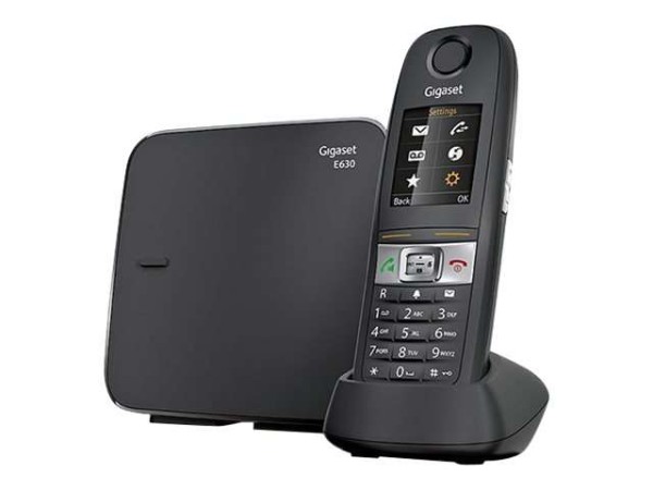 GIGASET COMMUNICATIONS GMBH GIGASET E630 schwarz IP65 zertifiziert Vibratio S30852-H2503-B101