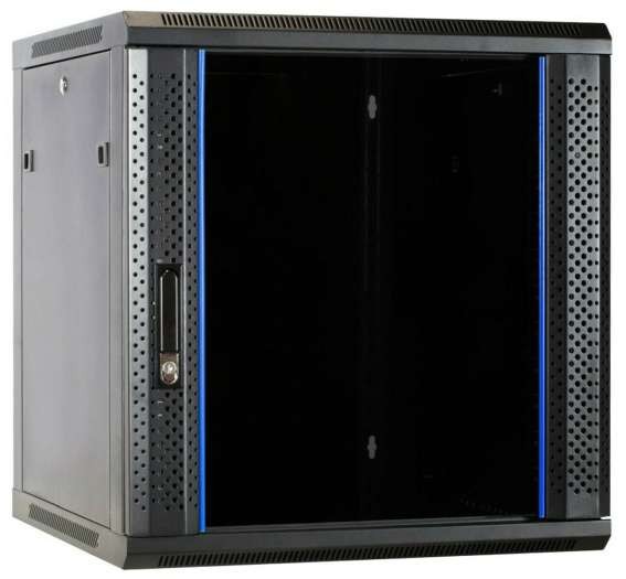 DSIT 12 HE Serverschrank, Wandgehäuse mit Glastür (BxTxH) 600 x 600 x 635mm DS6612