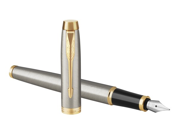 PARKER Füllhalter IM Brushed Metal G.C. 1931649