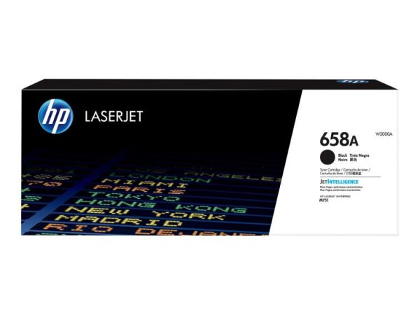 HP 658A Black LaserJet Toner Cartridge W2000A