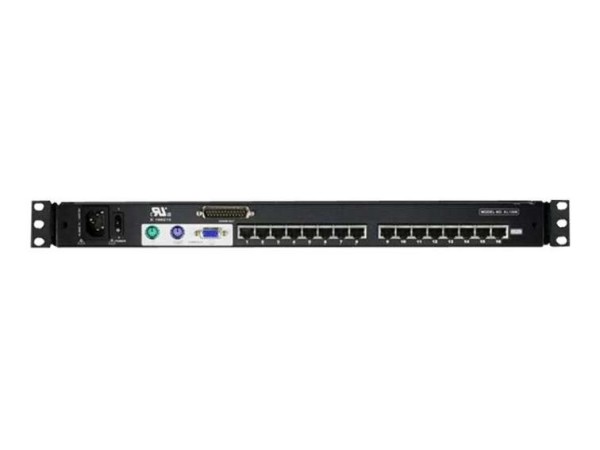 ATEN 16-Port 17" LCD CAT5e/6 KVM Switch (Dual Rail) Suisse KL1516AM CH