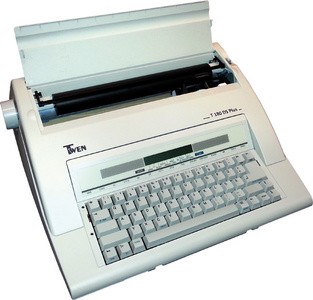 TWEN Elektrische Schreibmaschine "TWEN 180 DS PLUS"