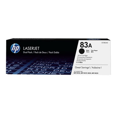 HP 83A Dual Pack - Tonereinheit Original - Schwarz - 1.500 Seiten