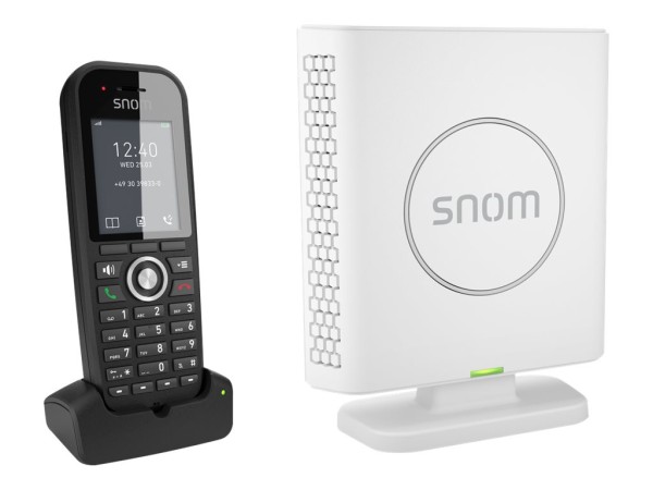 SNOM TECHNOLOGY M430 IP-DECT-Bundle mit Basistation und Mobilteil 4589