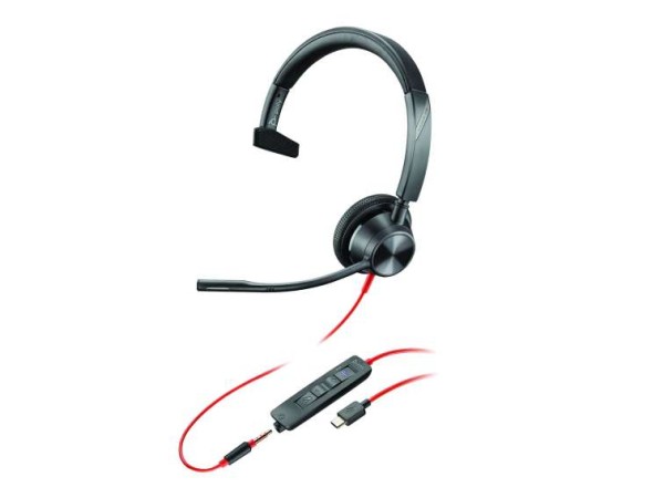 HP Poly Blackwire 3315 Microsoft Teams Certified USB-C Headset 76J15AA