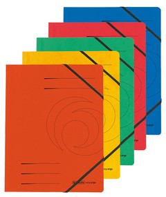herlitz Eckspanner easyorga, A4, Colorspan-Karton, sortiert