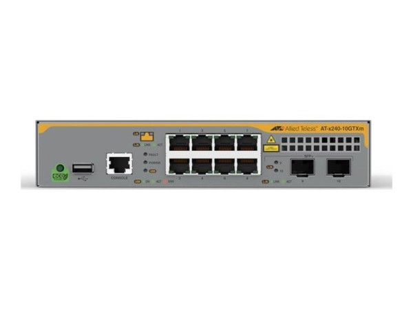 ALLIED TELESIS Multi-Gigabit Layer 3 Lite Managed Switch AT-X240-10GTXM-50