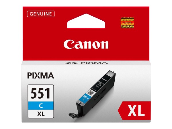 CANON CLI 551C XL Cyan Tintenbehälter 6444B004