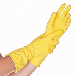 HYGOSTAR Latex-Universal-Handschuh "BETTINA", S, gelb