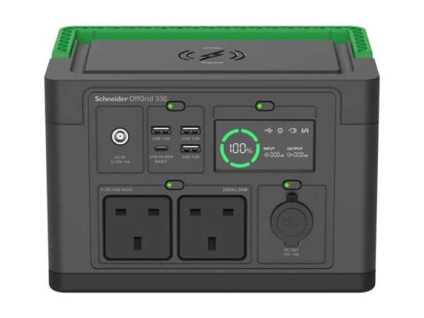 APC Schneider OffGrid Portable Power Station 330 332Wh Lithium-ion 2 UK Sin PPS330-UK