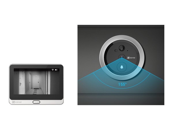 EZVIZ EZVIZ Hikvision EZVIZ DP2C - Videogegensprechanlage - drahtlos (802.11b, 802.11g, 802.11n) (31850003