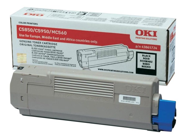 OKI Schwarz Tonerpatrone 43865724