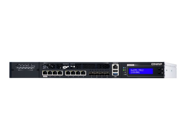 QNAP QuCPE-7012-D2123IT-8G Intel Xeon D-2123IT 8x2.5GbE RJ45 ports and 4x10 QUCPE-7012-D2123IT-8G