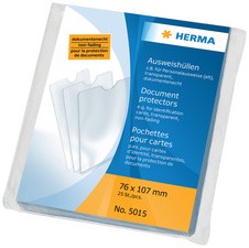 HERMA Ausweishülle, PP, 1-fach, 0,14 mm, Format: 58 x 87 mm