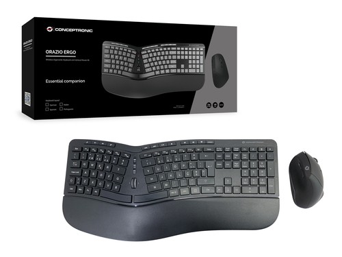 CONCEPTRONIC CONCEPTRONIC Wireless Keyboard+Mouse,ergo,Layout portugie.sw