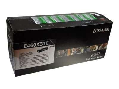 LEXMARK Besonders hohe Ergiebigkeit Schwarz Tonerpatrone E460X31E