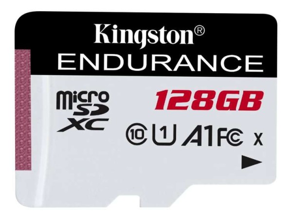 KINGSTON 128GB microSDXC Endurance 95R/45W C10 A1 UHS-I Card Only SDCE/128GB