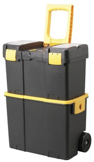 allit Werkzeugkoffer McPlus Mobile >P< 24, schwarz/gelb