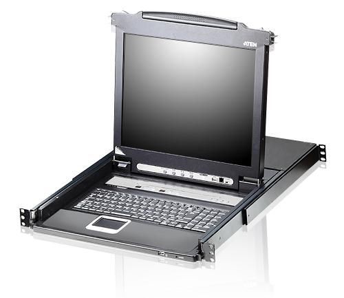 ATEN ATEN 8 Port 19 LCD KVMP Switch,