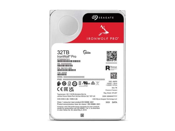 SEAGATE IRONWOLF PRO 32TB ST32000NT000